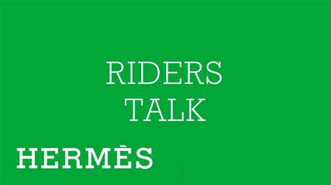 Riders talk at the Saut Hermès 2018 edition 